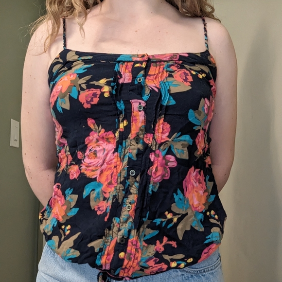 Garage Floral Blouse | Size Small - Picture 3 of 9